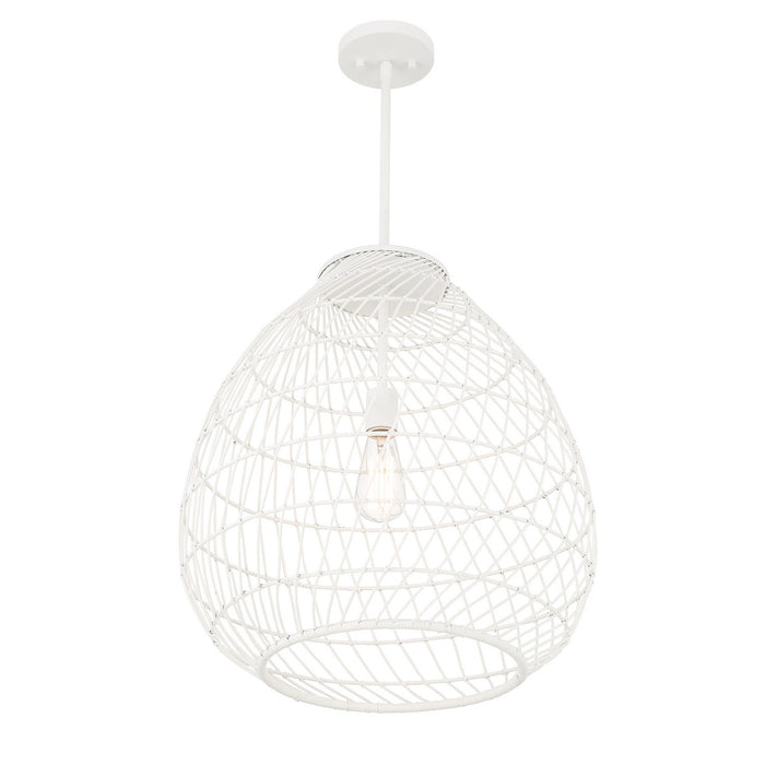 Savoy House - 7-7681-1-83 - One Light Pendant - Maya - Bisque White