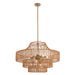 Savoy House - 7-9906-8-171 - Eight Light Outdoor Chandelier - Medlock - Burnished Brass