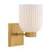 Savoy House - 9-3172-1-322 - One Light Wall Sconce - Isla Blanca - Warm Brass