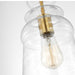 Generation Lighting. - 6536901-848 - One Light Pendant - Kea - Satin Brass