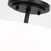 Generation Lighting. - 7715202-112 - Two Light Semi-Flush Convertible Pendant - Kerrville - Midnight Black