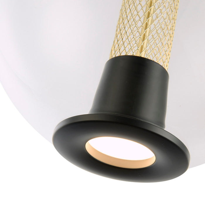 Artcraft - AC6841BK - LED Pendant - Arlo - Black