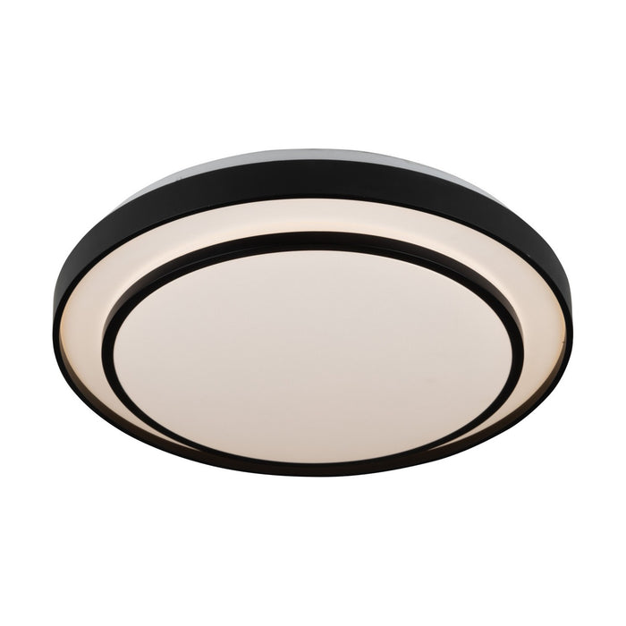 Artcraft - AC7403BK - LED Flush Mount - Aziza - Black