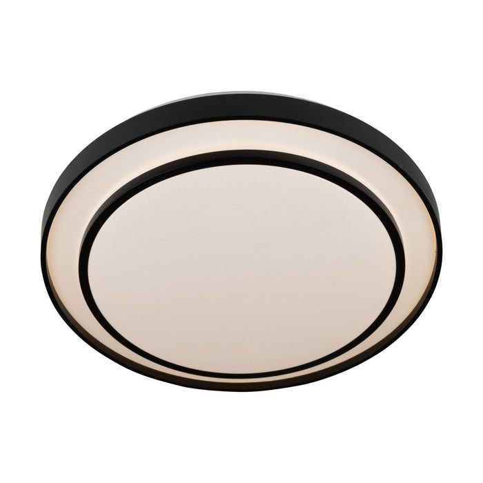 Artcraft - AC7403BK - LED Flush Mount - Aziza - Black