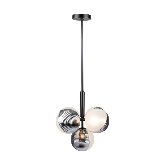 Artcraft - AC11885BK - Five Light Pendant - Bolla - Black