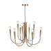 Artcraft - AC11929BR - Nine Light Chandelier - Bronte - Brass