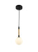 Artcraft - AC11841BK - One Light Pendant - Capilano - Black