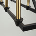 Artcraft - AC11980BB - Ten Light Island/Pool Table - Notting Hill - Black and Brushed Brass