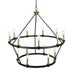 Artcraft - AC11985BB - 15 Light Chandelier - Notting Hill - Black and Brushed Brass