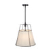 Artcraft - SC13363BK - Three Light Pendant - Pullman - Black