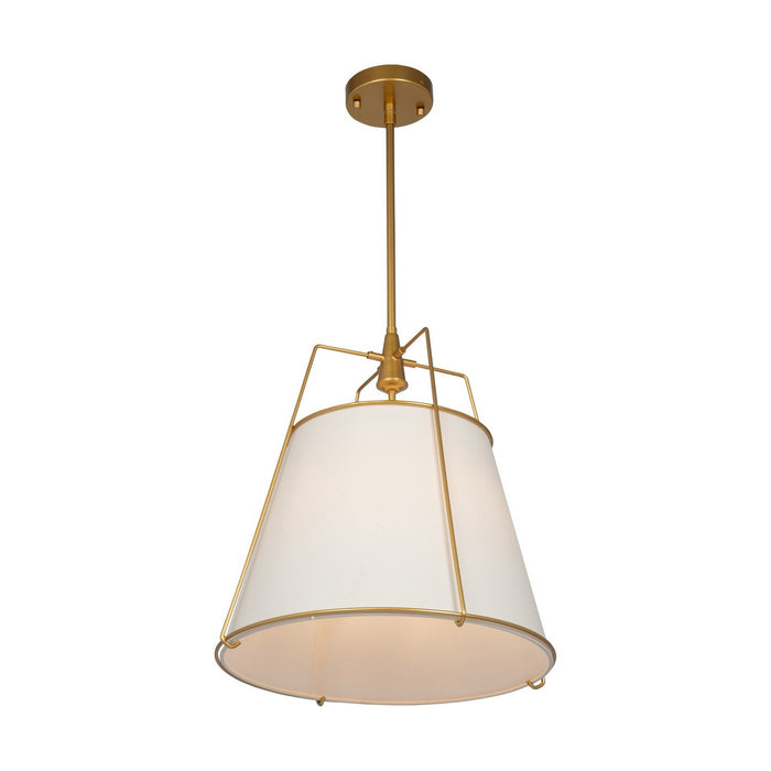 Artcraft - SC13363BR - Three Light Pendant - Pullman - Brass