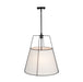 Artcraft - SC13364BK - Four Light Pendant - Pullman - Black