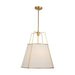 Artcraft - SC13364BR - Four Light Pendant - Pullman - Brass