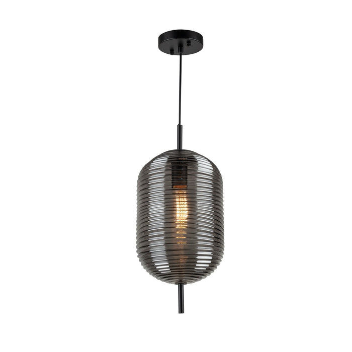 Artcraft - AC10631BK - One Light Pendant - Vita - Black