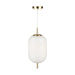 Artcraft - AC10631BR - One Light Pendant - Vita - White, Brass