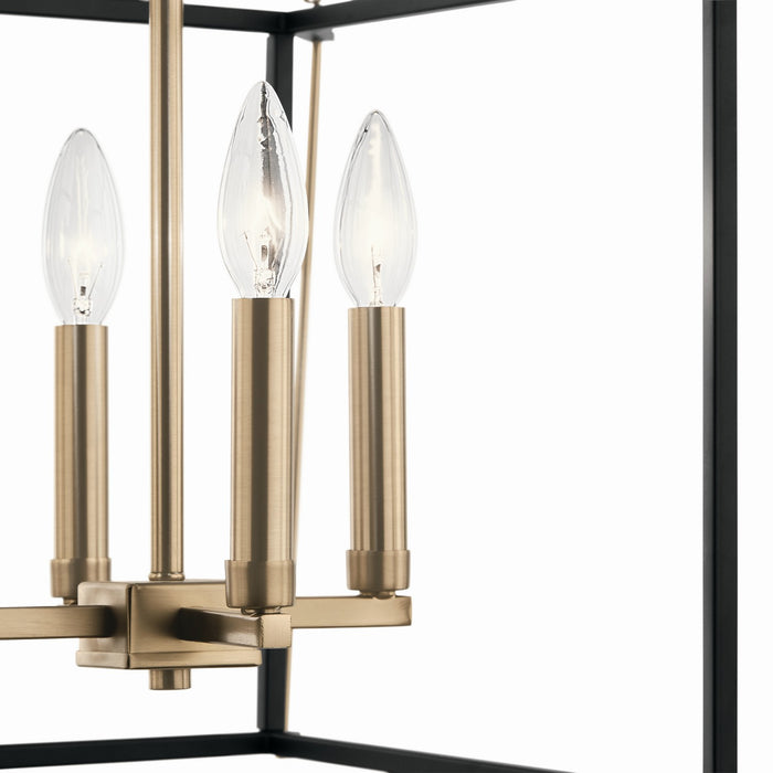 Kichler - 52626CPZ - Four Light Foyer Pendant - Eisley - Champagne Bronze