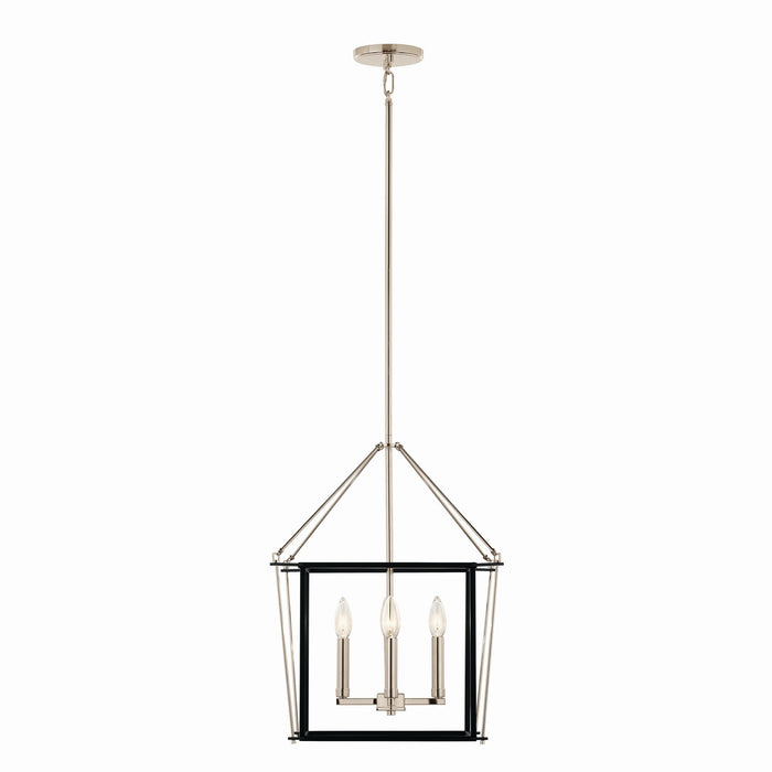 Kichler - 52626PN - Four Light Foyer Pendant - Eisley - Polished Nickel