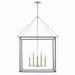 Kichler - 52628PN - Eight Light Foyer Pendant - Eisley - Polished Nickel