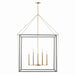 Kichler - 52629CPZ - Eight Light Foyer Pendant - Eisley - Champagne Bronze