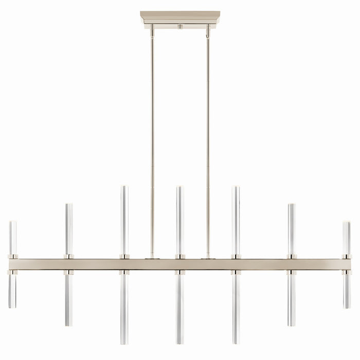 Kichler - 52670PN - LED Linear Chandelier - Sycara - Polished Nickel