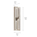 Kichler - 52671PN - LED Wall Sconce - Sycara - Polished Nickel