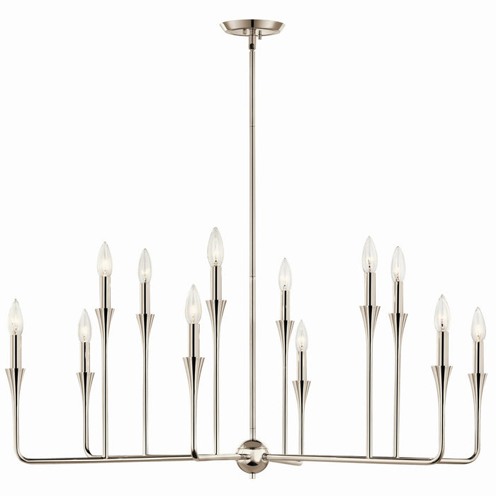 Kichler - 52692PN - 12 Light Chandelier - Alvaro - Polished Nickel