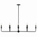 Kichler - 52693BK - Eight Light Linear Chandelier - Alvaro - Black