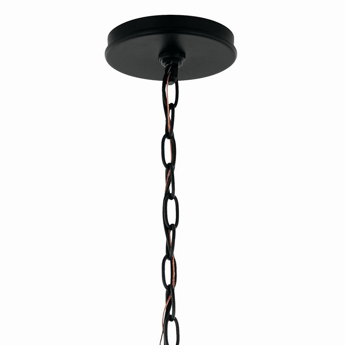 Kichler - 52695BK - Six Light Chandelier - Malene - Black