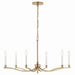 Kichler - 52695CPZ - Six Light Chandelier - Malene - Champagne Bronze