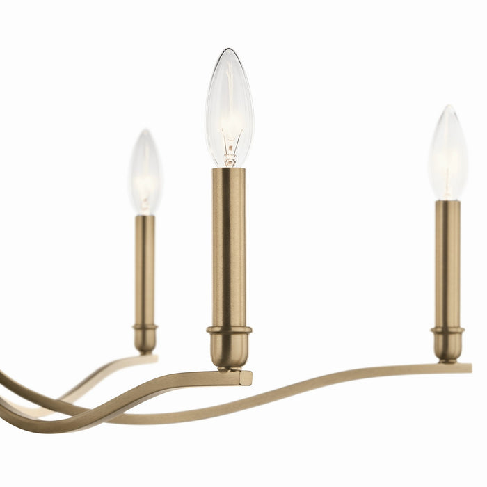 Kichler - 52695CPZ - Six Light Chandelier - Malene - Champagne Bronze