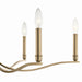 Kichler - 52695CPZ - Six Light Chandelier - Malene - Champagne Bronze