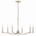 Kichler - 52695PN - Six Light Chandelier - Malene - Polished Nickel