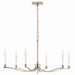 Kichler - 52695PN - Six Light Chandelier - Malene - Polished Nickel