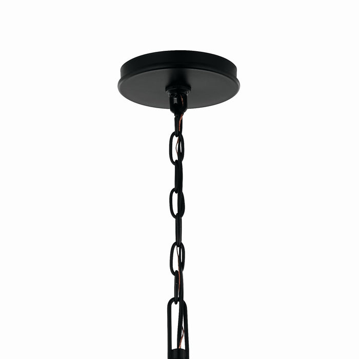 Kichler - 52696BK - Six Light Chandelier - Malene - Black