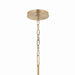 Kichler - 52696CPZ - Six Light Chandelier - Malene - Champagne Bronze