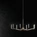 Kichler - 52696CPZ - Six Light Chandelier - Malene - Champagne Bronze