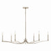 Kichler - 52696PN - Six Light Chandelier - Malene - Polished Nickel