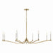 Kichler - 52697CPZ - Eight Light Chandelier - Malene - Champagne Bronze