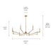 Kichler - 52697CPZ - Eight Light Chandelier - Malene - Champagne Bronze