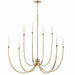 Kichler - 52699CPZ - Eight Light Foyer Chandelier - Malene - Champagne Bronze