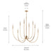 Kichler - 52699CPZ - Eight Light Foyer Chandelier - Malene - Champagne Bronze