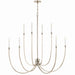 Kichler - 52699PN - Eight Light Foyer Chandelier - Malene - Polished Nickel