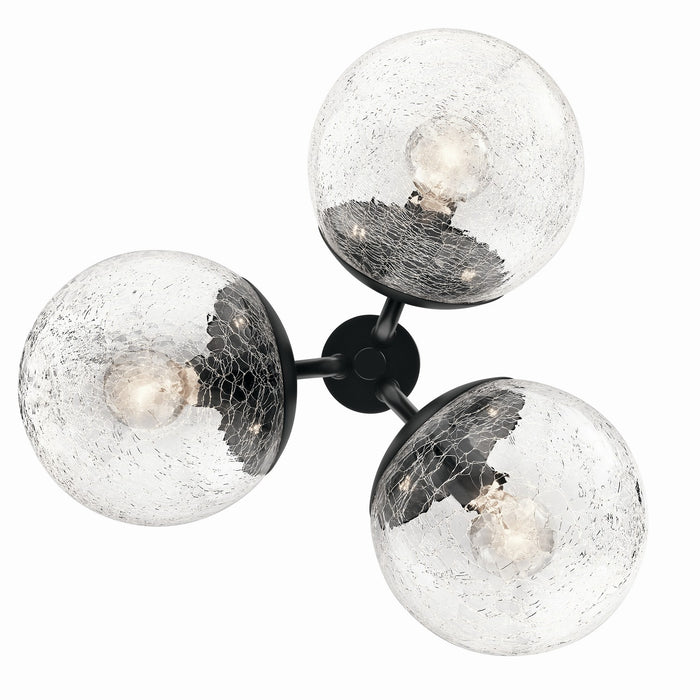 Kichler - 52700BK - Three Light Chandelier - Silvarious - Black