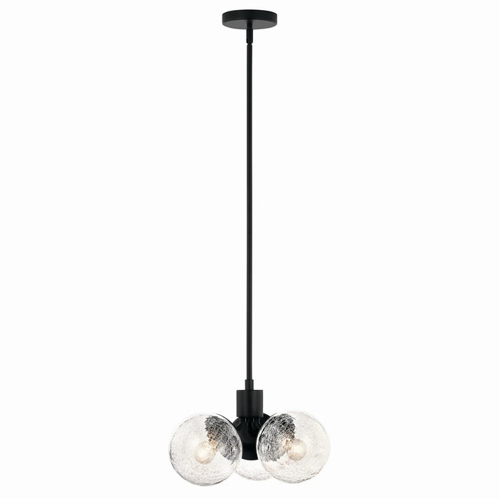 Kichler - 52700BK - Three Light Chandelier - Silvarious - Black