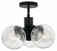 Kichler - 52700BK - Three Light Chandelier - Silvarious - Black