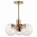 Kichler - 52700CPZ - Three Light Chandelier - Silvarious - Champagne Bronze