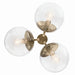 Kichler - 52700CPZCLR - Three Light Chandelier - Silvarious - Champagne Bronze