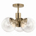 Kichler - 52700CPZCLR - Three Light Chandelier - Silvarious - Champagne Bronze