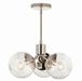 Kichler - 52700PN - Three Light Chandelier - Silvarious - Polished Nickel