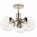 Kichler - 52700PNCLR - Three Light Chandelier - Silvarious - Polished Nickel